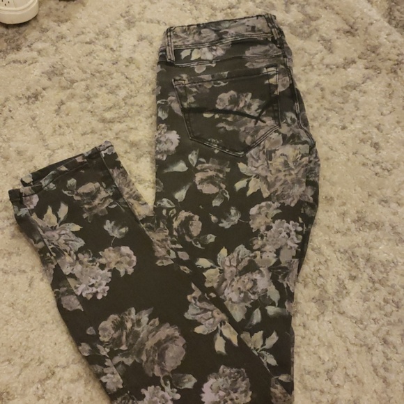 Floral bullhead jeans - Picture 1 of 1